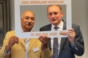 John van Balen en wethouder Hans Marchal