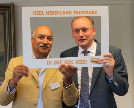 John van Balen en wethouder Hans Marchal